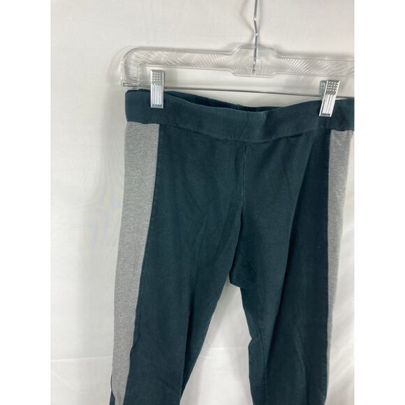 Aerie Black and Grey Stripe Leggings Medium - Picture 3 of 6